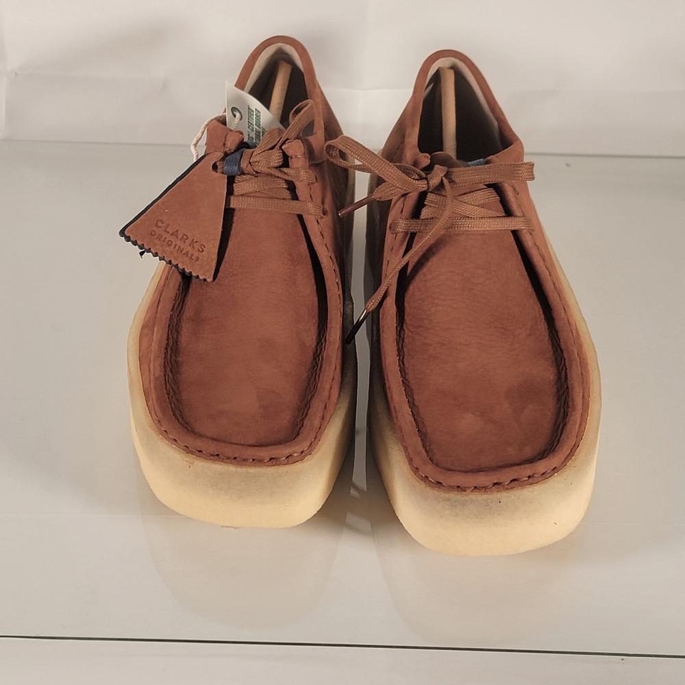 Clarks‎ Mens Shoes Wallabee Cup Tan Nubuck 11.5 26167989 - Picture 9 of 13